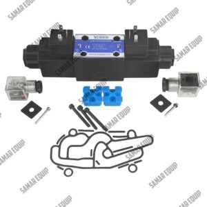 JCB - TRANS. SOLENOID VALVE ASSY. WITH GASKET (PART NO- 25/104700 813/10175)