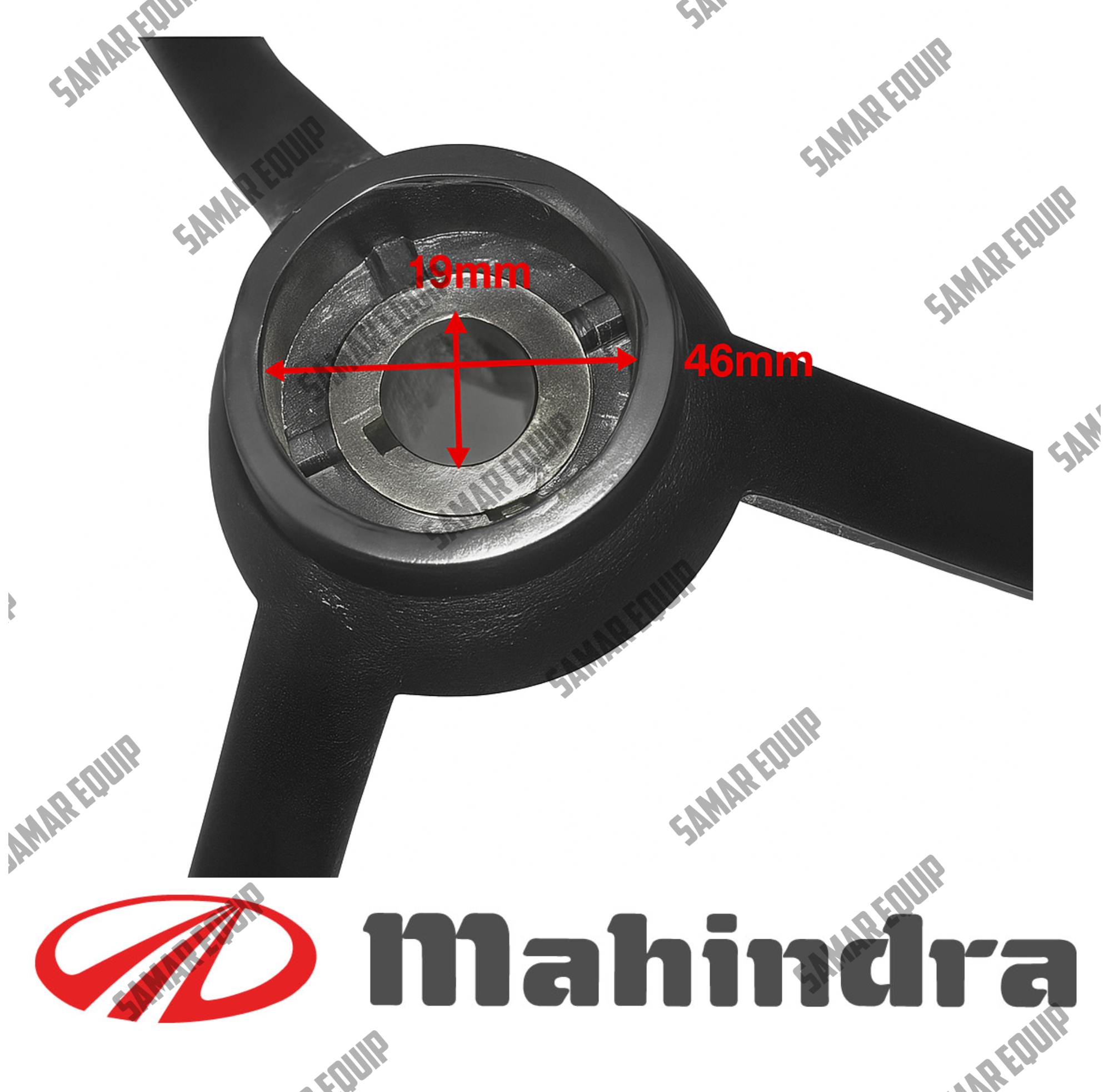 MAHINDRA TRACTOR - GENUINE WHEEL STEERING (PART# 005550781R92 / 008000155B1) - Image 2