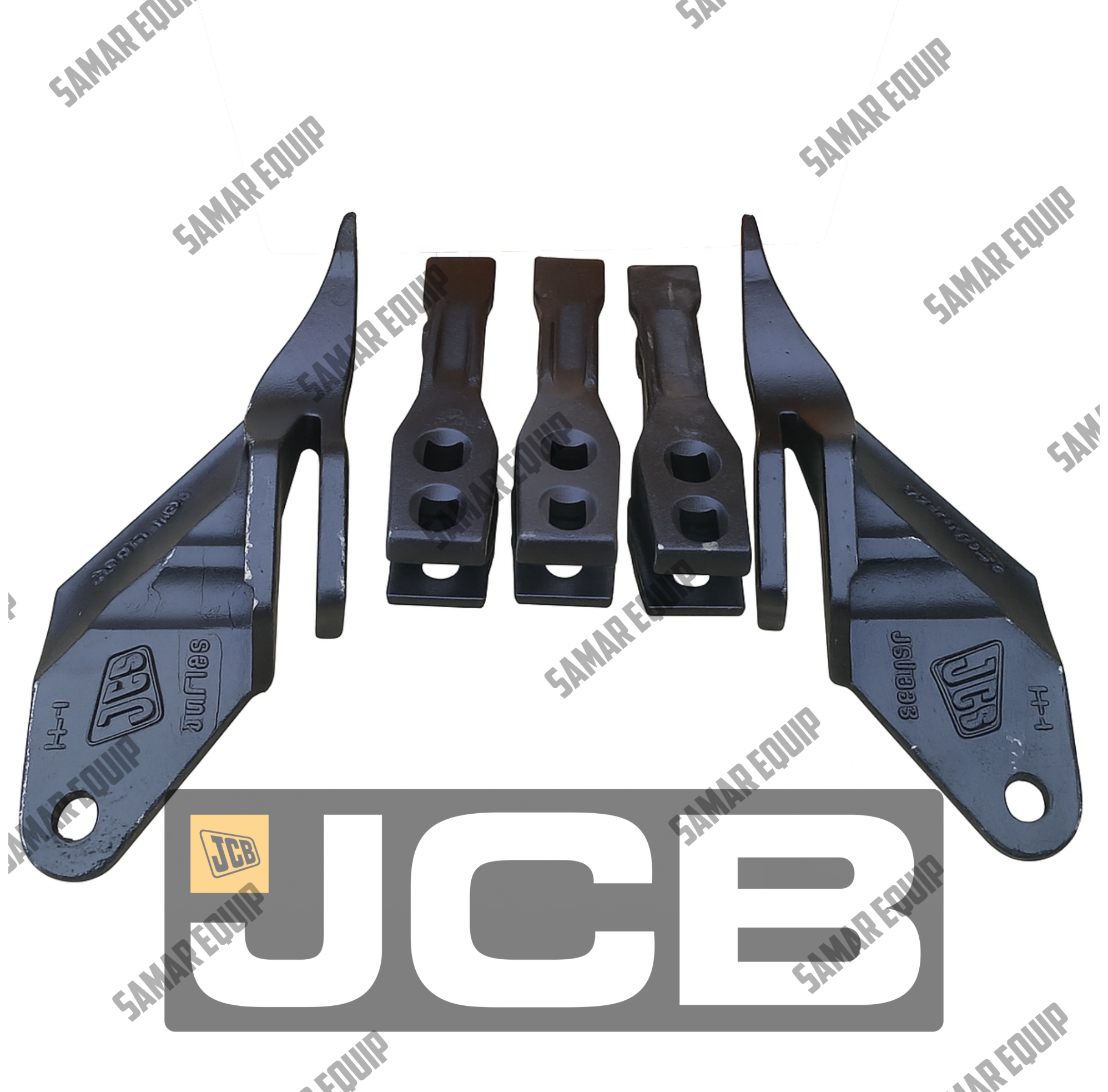 JCB - GENUINE BUCKET TOOTH & CUTTER KIT (PART# 531/03205 531/03208 531/03209) - Image 2