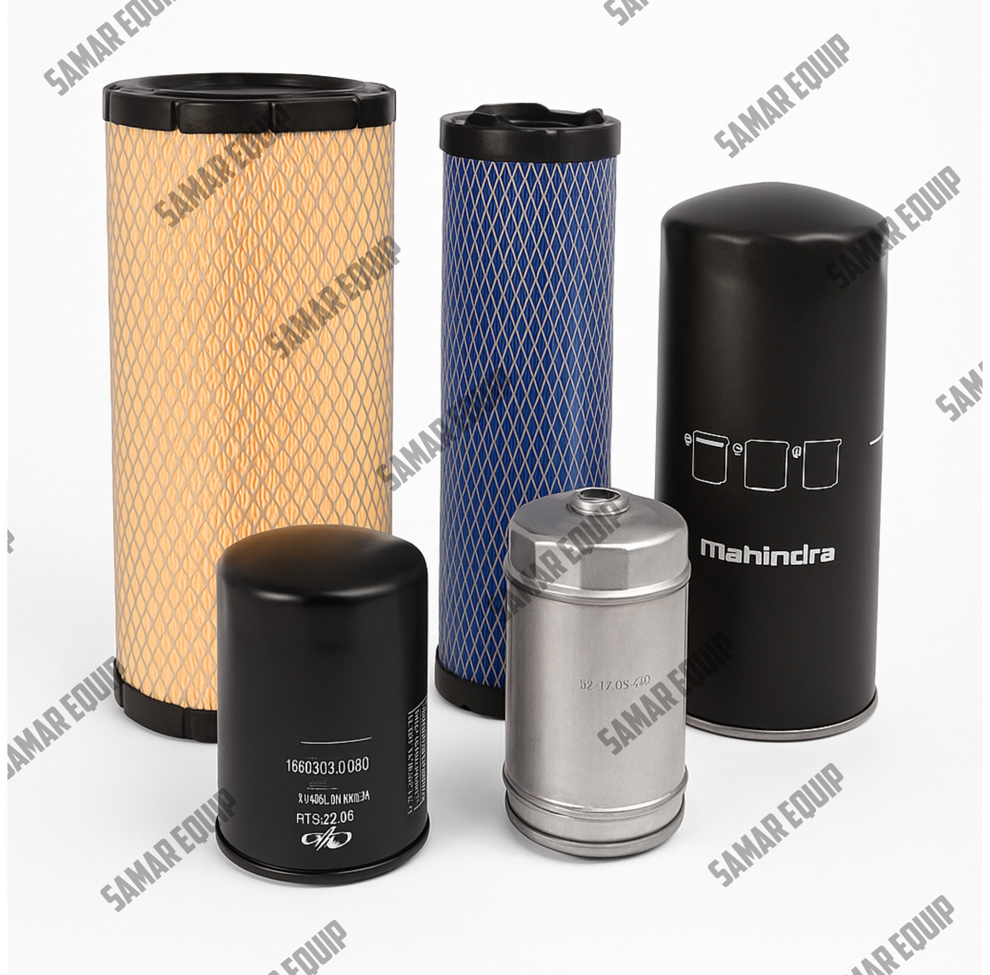 MAHINDRA TRACTOR - GENUINE FILTER PACK OF 5 (MODEL# 3535 4035 5035 GEAR & PST)