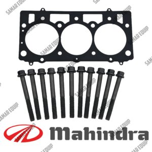 MAHINDRA TRACTOR - OEM 3 CYLINDER HEAD GASKET WITH BOLTS (PART# 006025973C91)